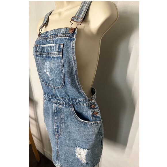Forever 21 Denim - Denim Overall Dress – Size Medium